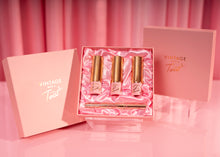 Load image into Gallery viewer, 'Vintage with a Twist' - 3 Lipsticks Box Set with FREE Brush!