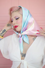 Load image into Gallery viewer, 'Mid-Century Pastel Dream' Satin Scarf