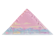 Load image into Gallery viewer, 'Mid-Century Pastel Dream' Satin Scarf