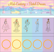 Load image into Gallery viewer, 'Mid-Century Pastel Dream' - Eyeshadow Palette