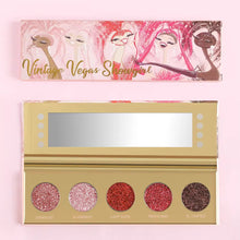 Load image into Gallery viewer, Pre-Order: &#39;Vintage Vegas Showgirl&#39; - Pressed Glitter Palette
