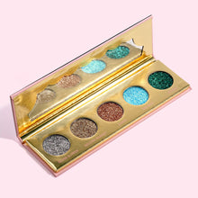 Load image into Gallery viewer, ‘Eyeconic Vegas Showgirl' - Pressed Glitter Palette
